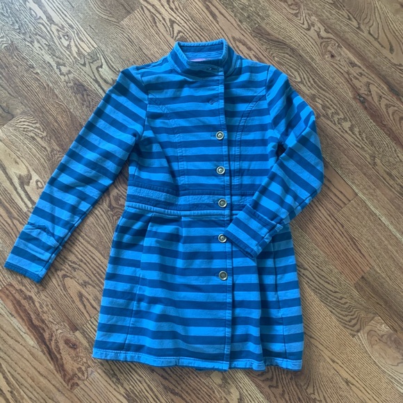 Matilda Jane "Fall Breeze" Jacket with blue stripes - Picture 1 of 3